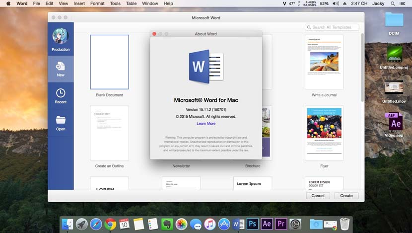 microsoft office 2016 for mac release date